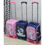 Rolling Trolley Kids School Bag 7 wheeled school backpack
