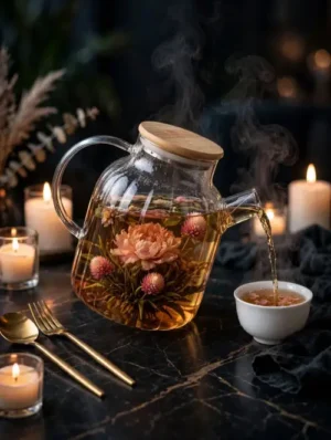 1800ml glass teapot