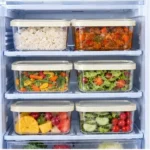 3PC Glass Food Storage Containers 6 750ml glass storage containers