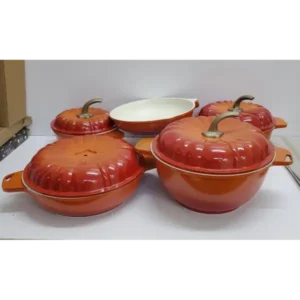 Pumpkin Granite Cookware Set