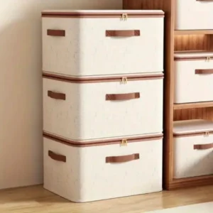 Fabric Storage Box With Cover