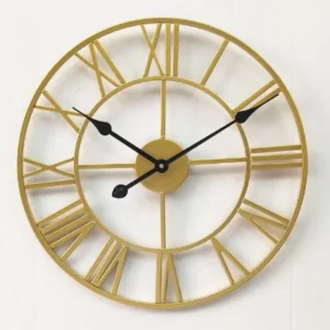 Roman numeral wall clock