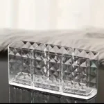 Diamond Acrylic Desktop, Remote & Makeup Organizer 4 acrylic makeup organizer