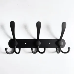black wall hooks