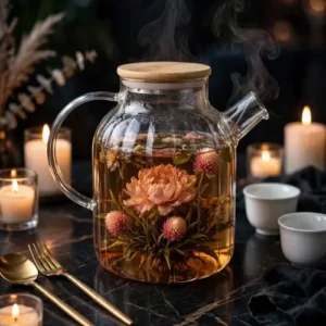 borosilicate glass teapot