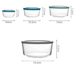 clear glass food containers