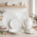 39-Piece Fine Porcelain Dinner & Tea Set 5 fine porcelain dinner set