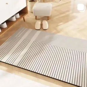 geometric bathroom mat