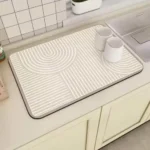 Printed Kitchen Drying Mat 4 kitchen countertop drying mat