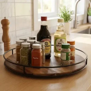 Unique House Collection – Affordable Home & Kitchenware Online Kenya 5 Wooden Rotating Lazy Susan