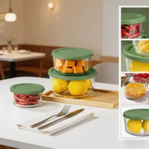 reusable glass food containers