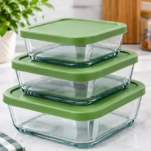 square glass containers