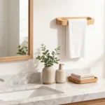 wall mounted towel holder