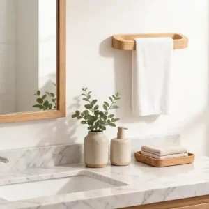 wall mounted towel holder