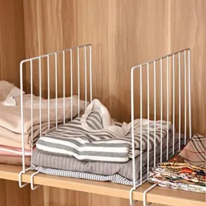 white wardrobe dividers